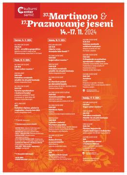 Praznovanje jeseni in Martinovanje 2024